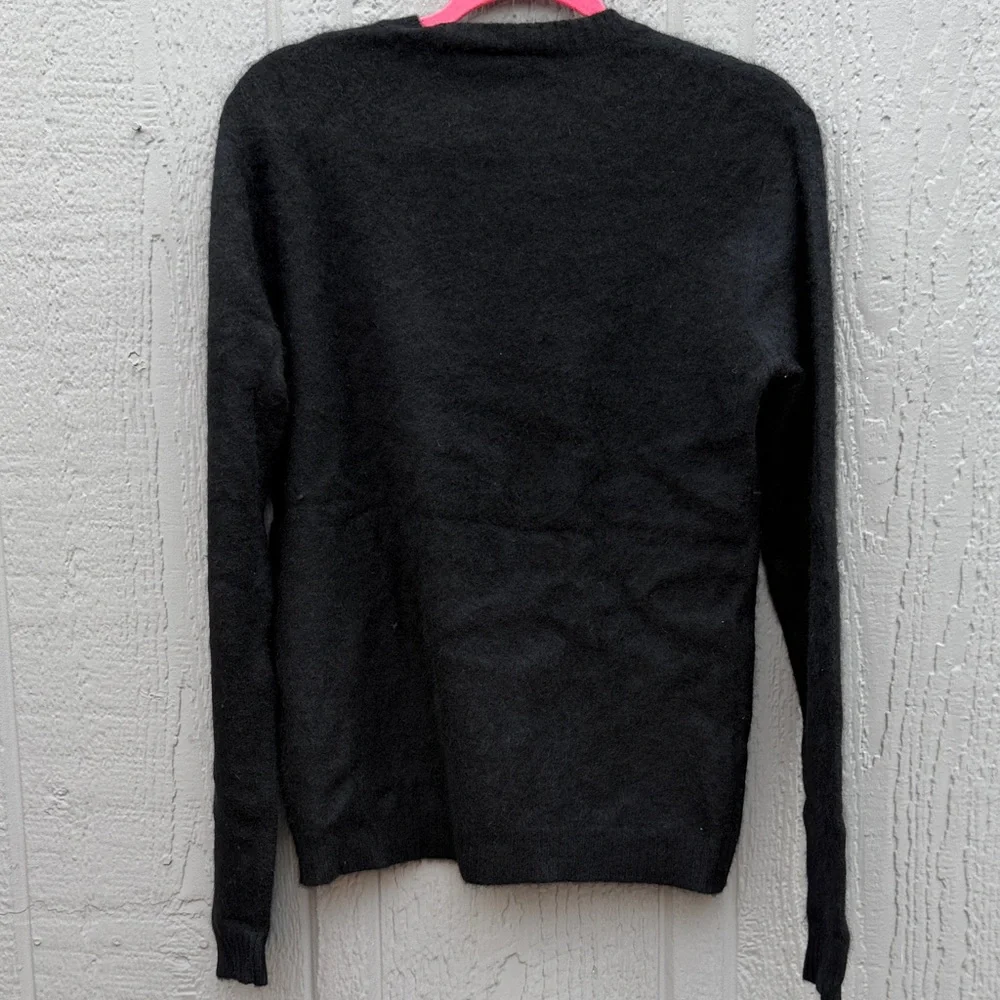Sonoma Women’s 100% Cashmere Black V-Neck Sweater Size: S